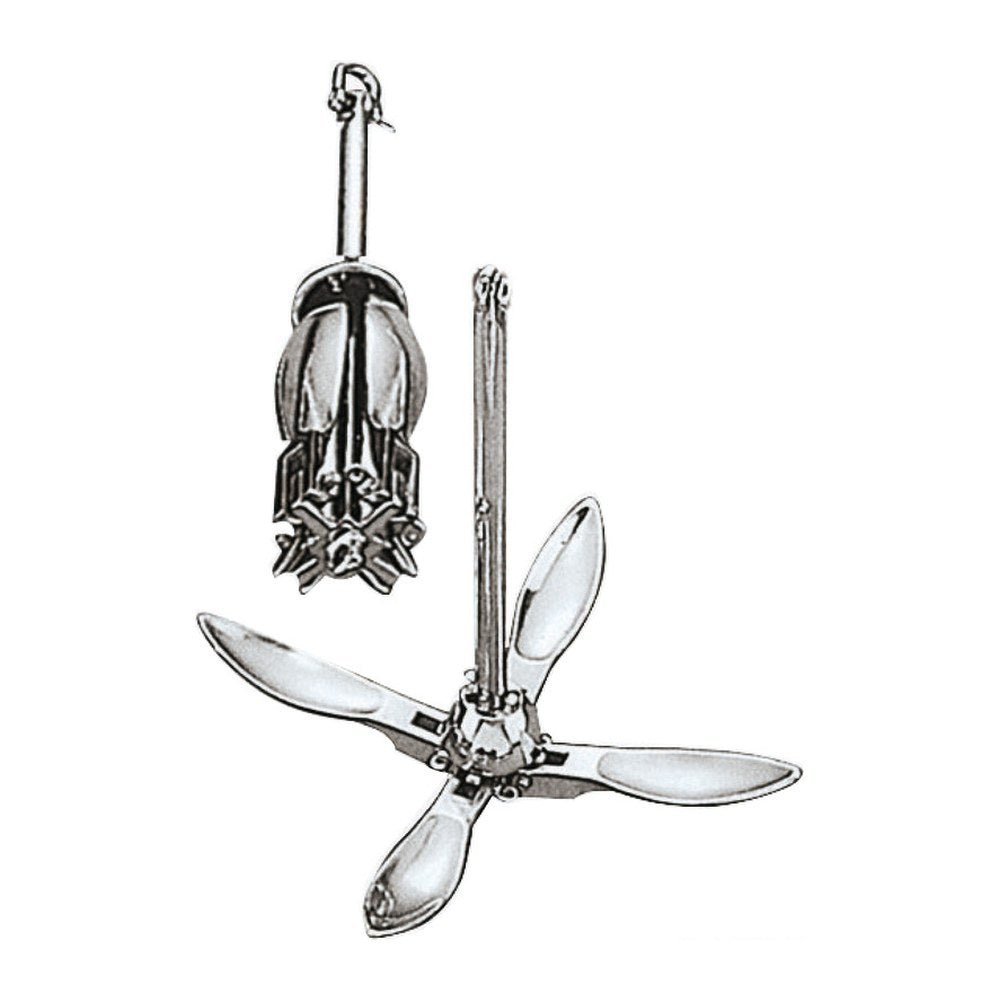 SS grapnel anchor 2.5 kg - foto originale Osculati Srl