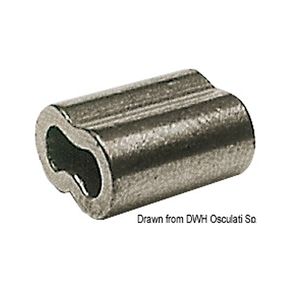 Copper sleeve 10 mm (pack of 10) - foto originale Osculati Srl