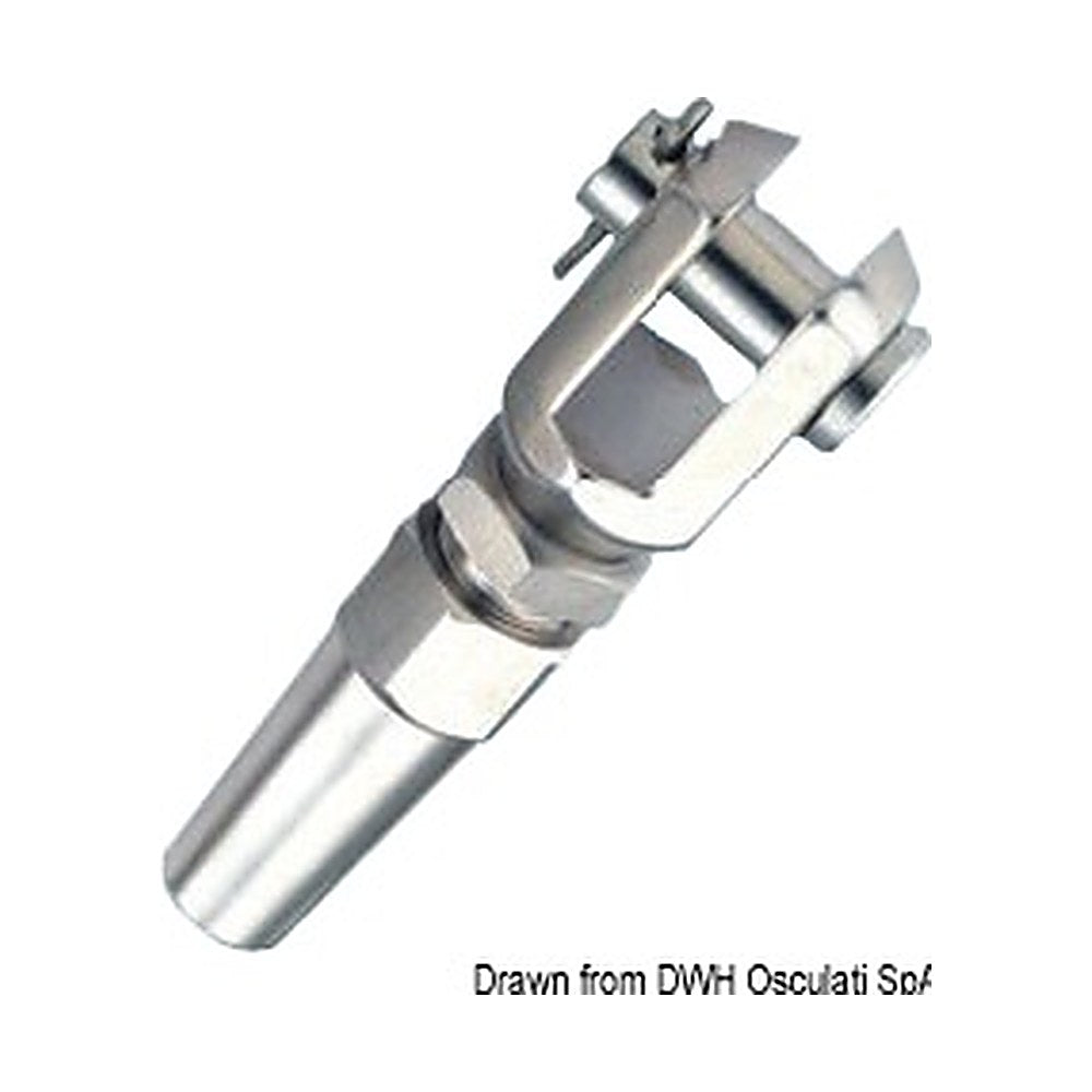 SS fork terminal Ø 5 mm - foto originale Osculati Srl