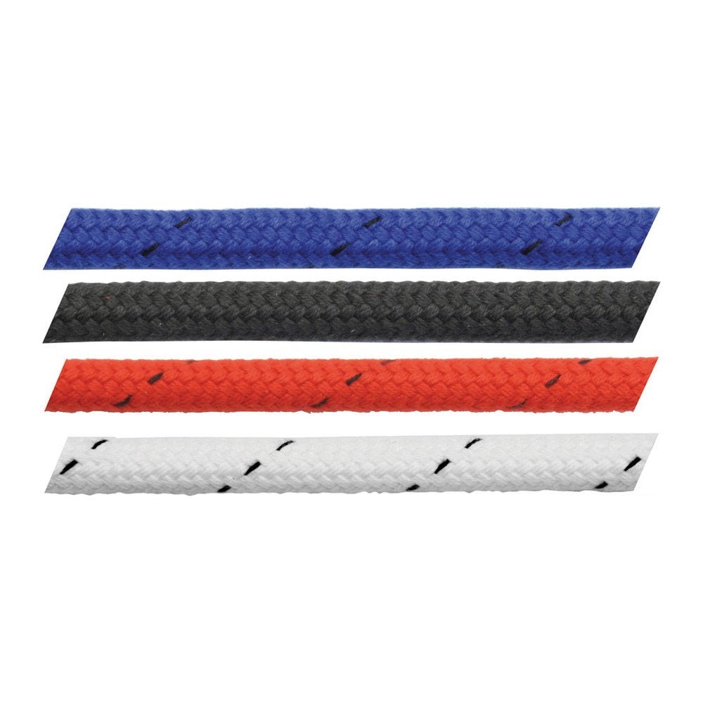 Marlow Mattbreid polyester rope, red 6 mm (pack of 200) - foto originale Osculati Srl