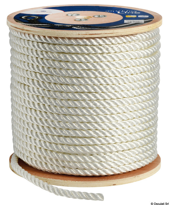 3-strand white line 10 mm (pack of 200) - foto originale Osculati Srl