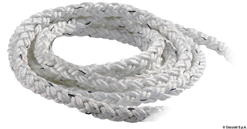 Square Line braid white 16 mm (pack of 100) - foto originale Osculati Srl