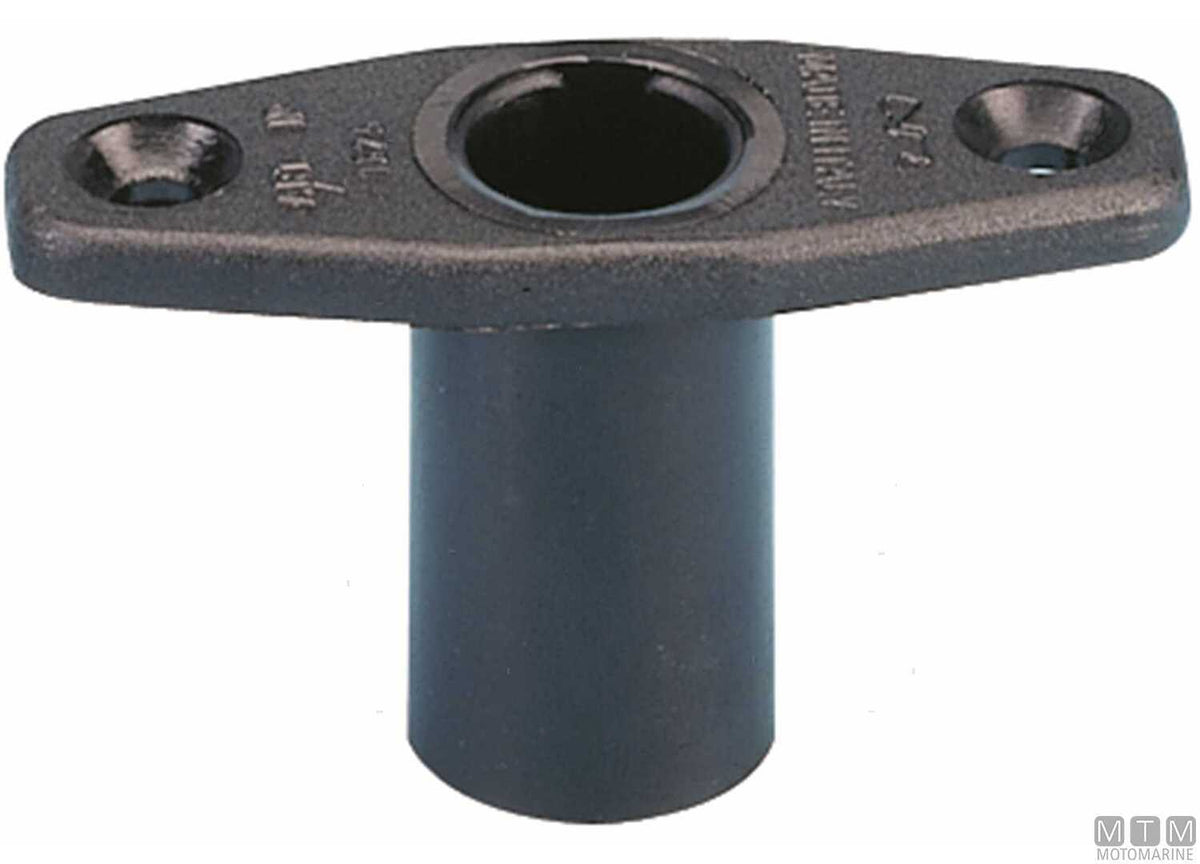 Flush-mount rowlock bushing, plastic - original photo Motomarine Srl