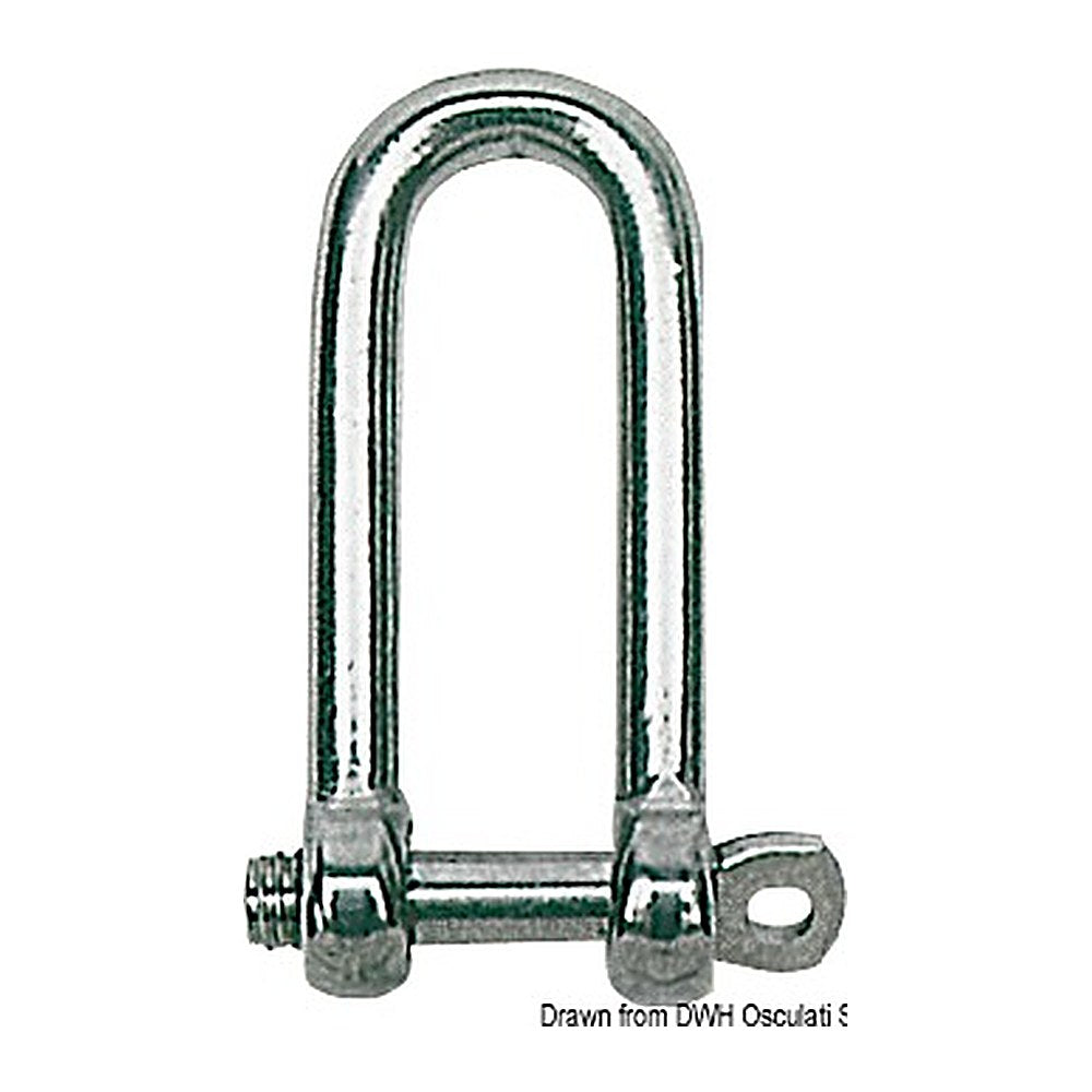 Long shackle AISI 316 6 mm (pack of 10) - foto originale Osculati Srl
