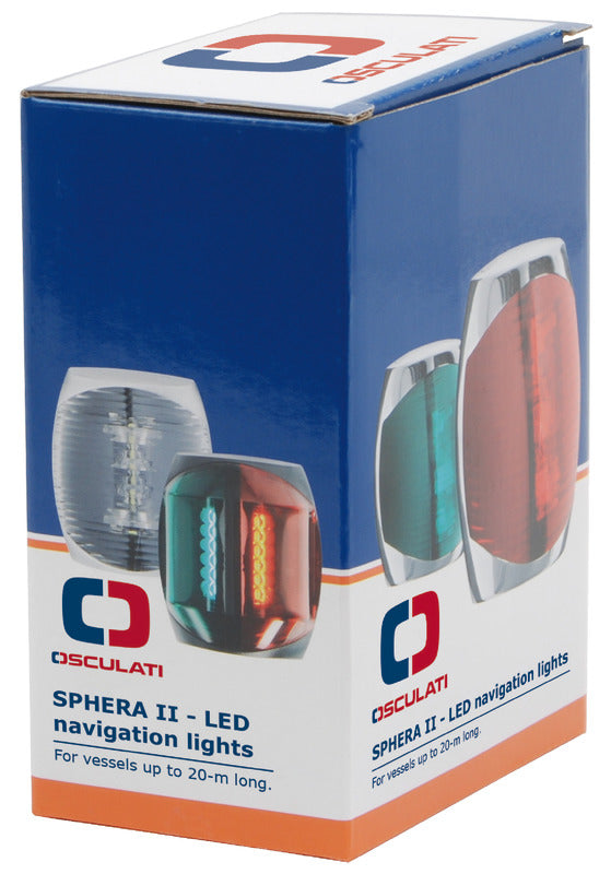Sphera II navigation light green white body - foto originale Osculati Srl