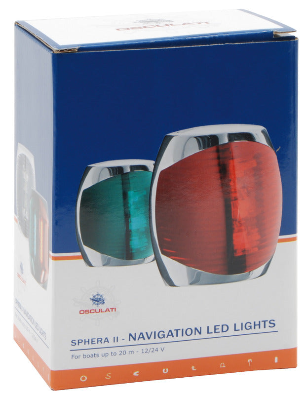 Sphera II navigation light inox body 225° - foto originale Osculati Srl