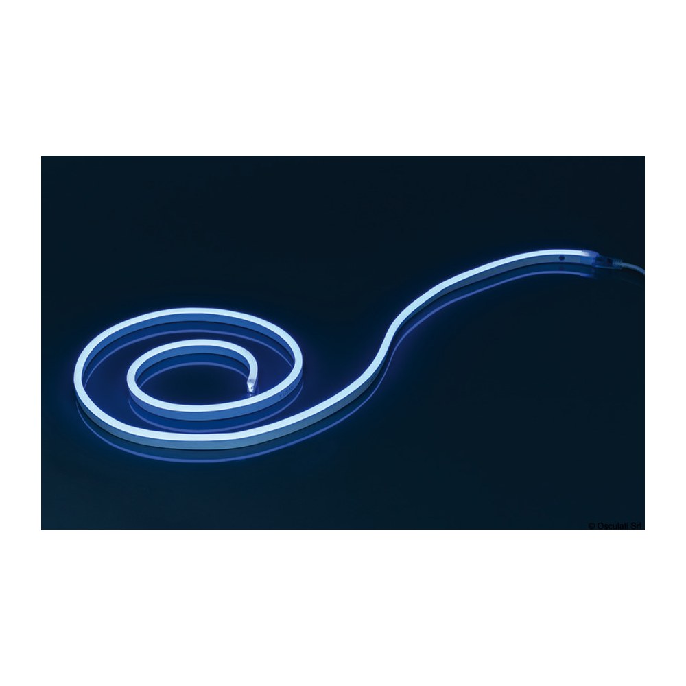 Neon Light flexible LED strip 12V blue 12W - foto originale Osculati Srl