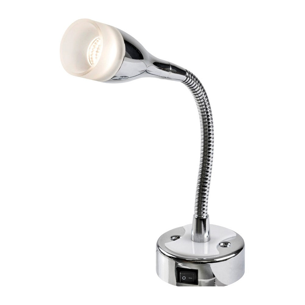Articulated LED spotlight polished 400 mm - foto originale Osculati Srl