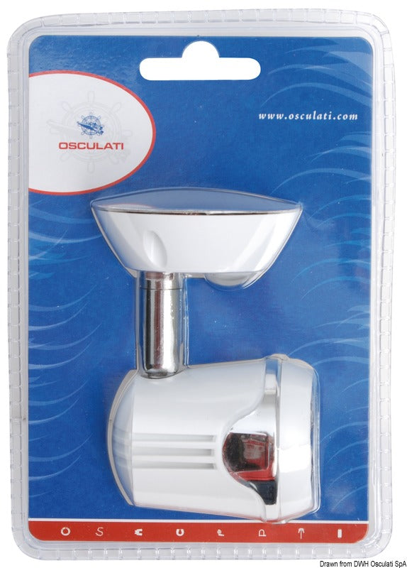 Articulated HI-POWER LED black spotlight 12/24 V - foto originale Osculati Srl