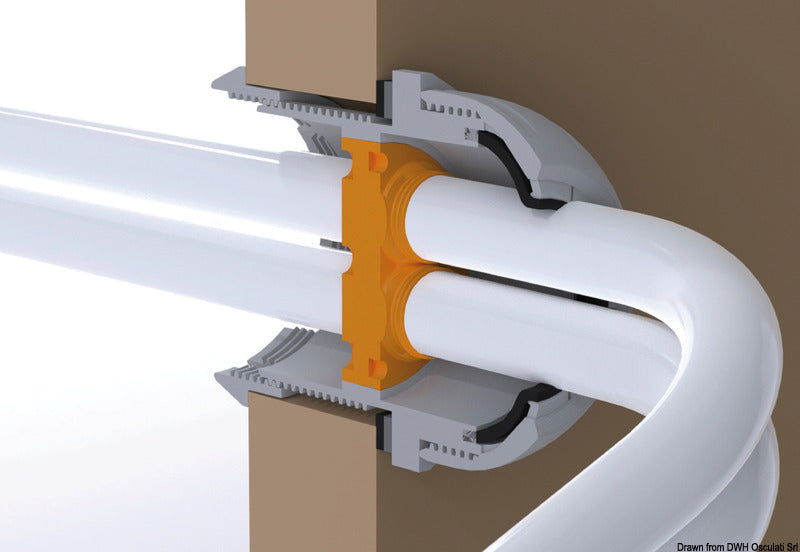 Scanstrut Pass bulkhead up to 10 cables max 7mm - foto originale Osculati Srl