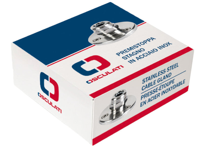 Watertight SS cable gland 6 mm - foto originale Osculati Srl