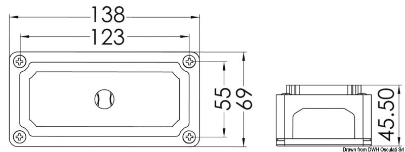 Bus-Bar Heavy Duty terminal 4 x 6 mm - foto originale Osculati Srl