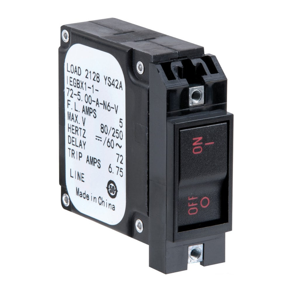 Flush mount lever switch horizontal mounting 10 A - foto originale Osculati Srl