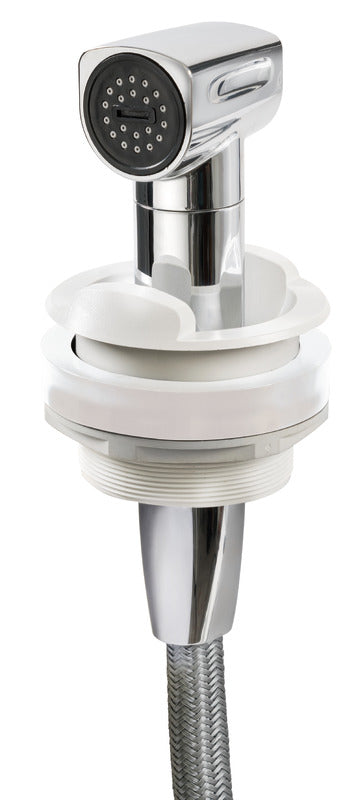 Saturn cold water shower horizontal white base - foto originale Osculati Srl