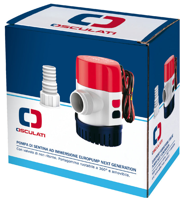 Europump Next Generation bilge pump G600 12V - foto originale Osculati Srl