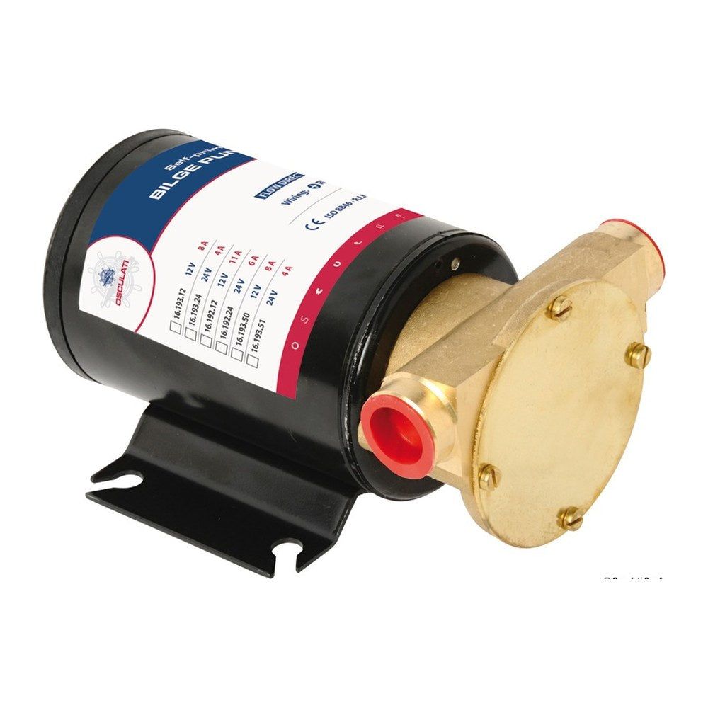 Self-priming bilge pump 12 V 12 A - foto originale Osculati Srl