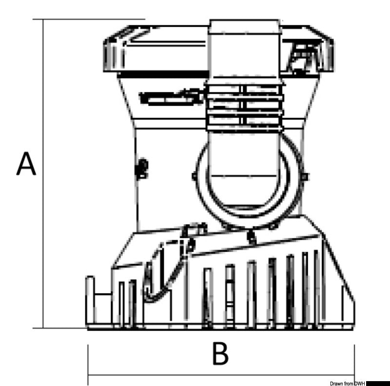 ATTWOOD Tsunami Mk2 bilge pump T1200 12V 52l - foto originale Osculati Srl