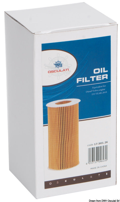 Oil filter VOLVO diesel 3582732 - foto originale Osculati Srl