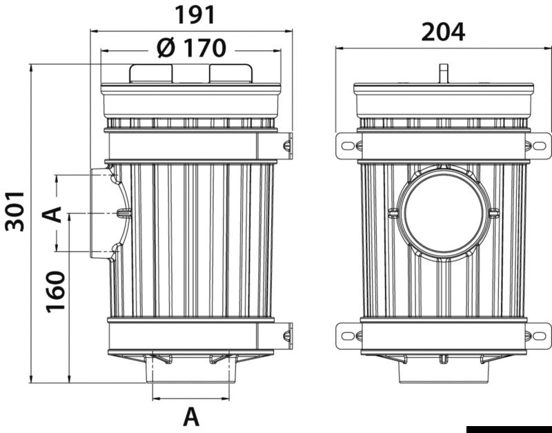 PLUS Aquanet cooling water strainer 2" - foto originale Osculati Srl