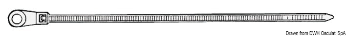 Nylon strap 4.8 mm x 200 mm (pack of 100) - foto originale Osculati Srl