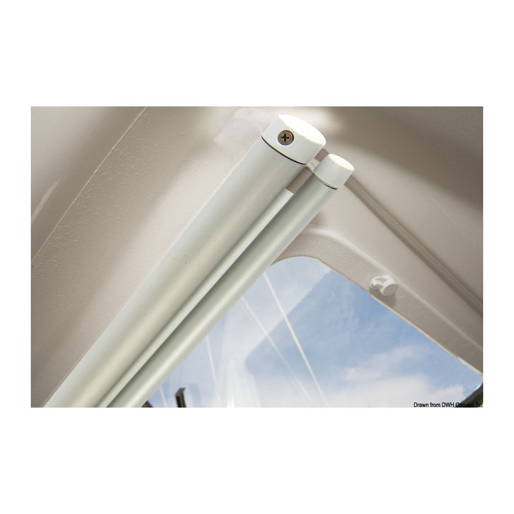 Oceanair roller blind 720 x 320 mm White roller hardware - foto originale Osculati Srl