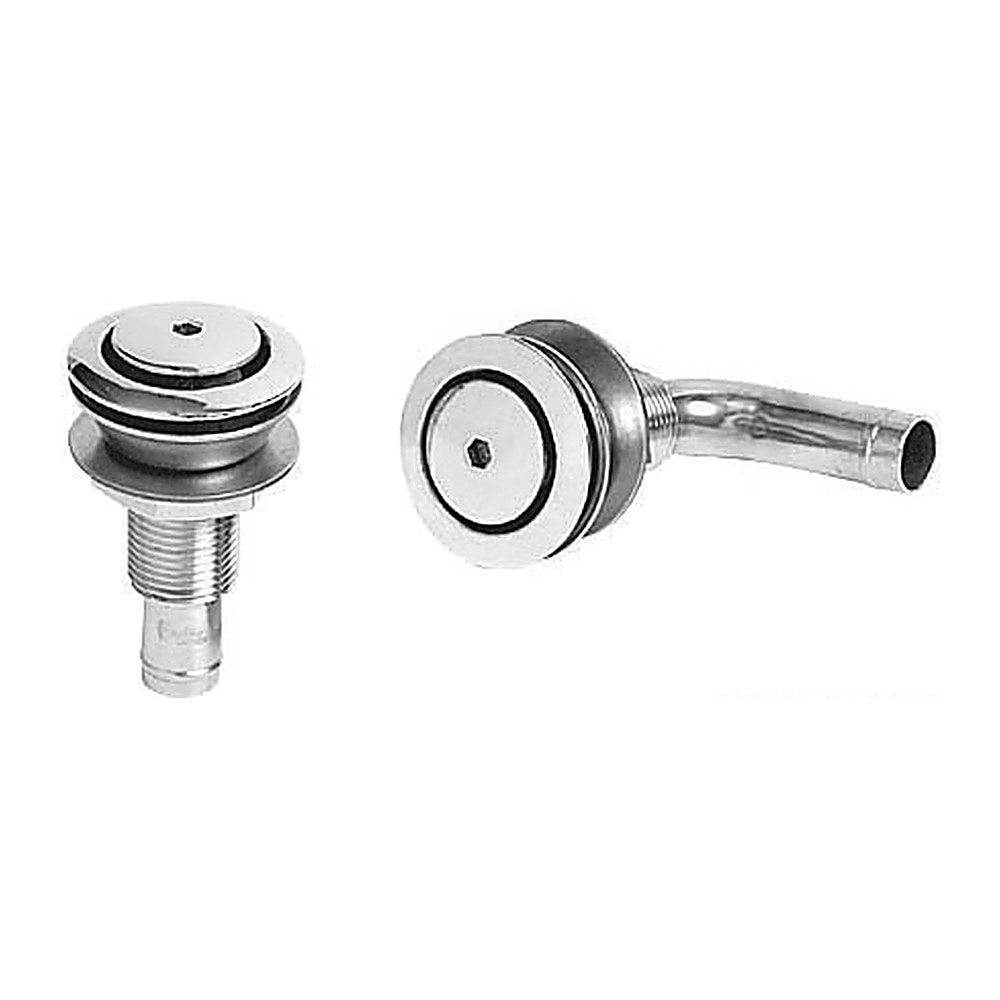 Straight fuel vent mirror polished AISI 316 45 mm - foto originale Osculati Srl