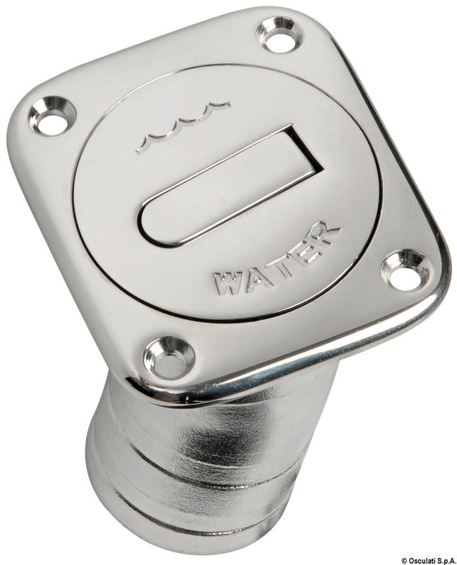 Square Diesel deck filler short version 38 mm - foto originale Osculati Srl