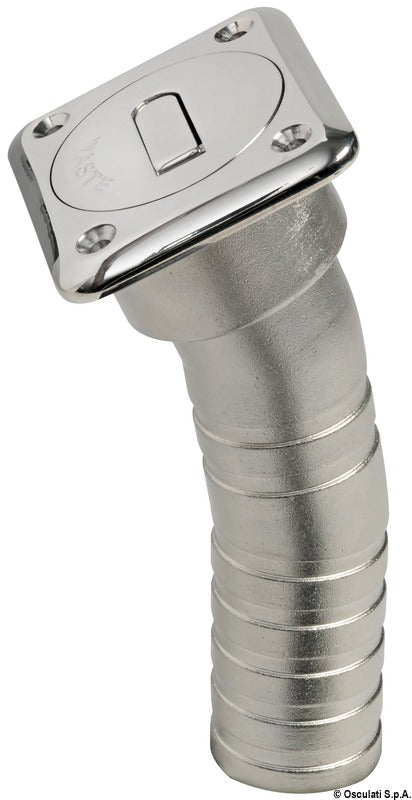 Square Water deck filler short version 38 mm - foto originale Osculati Srl