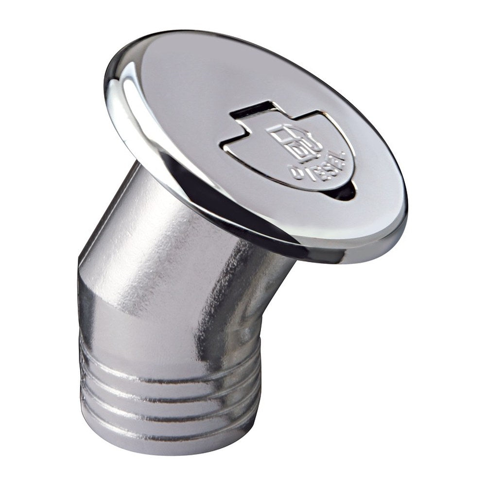 Chromed brass filler cap 30° WATER 38 mm - foto originale Osculati Srl