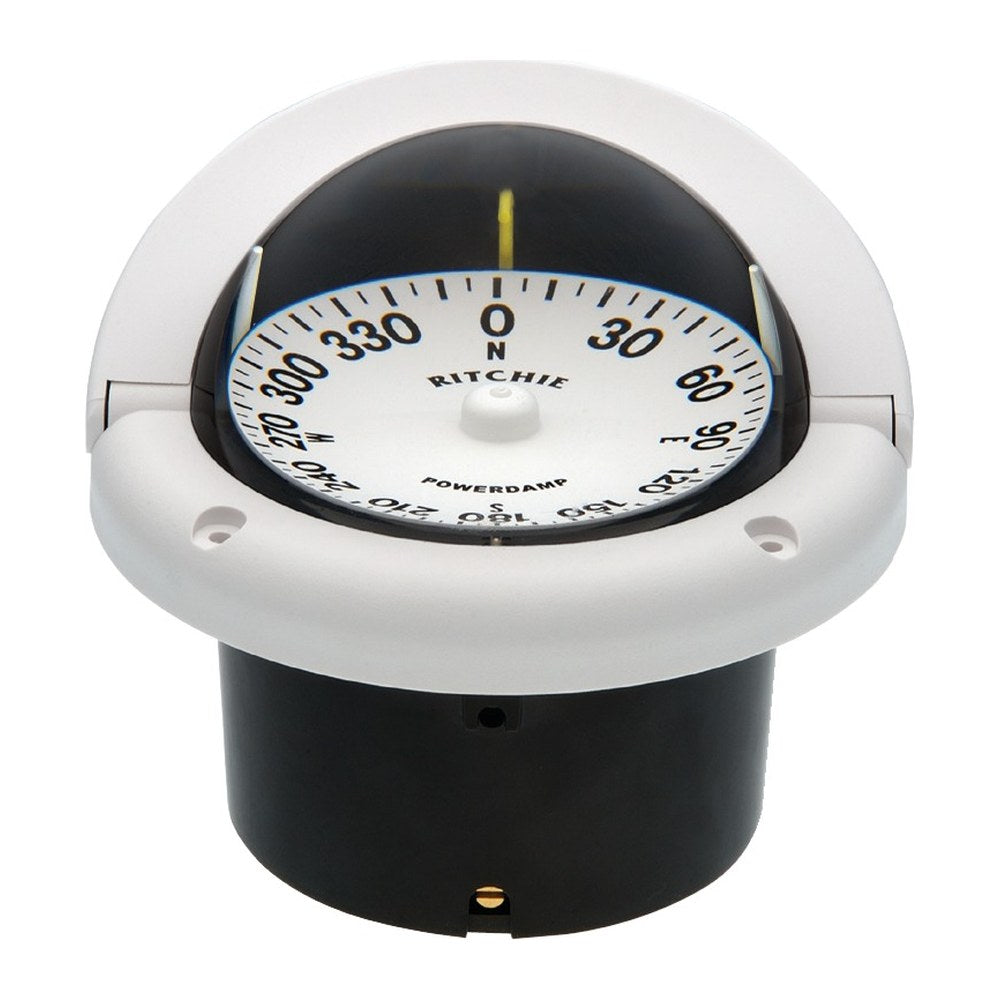 RITCHIE Helmsman built-in compass 3"3/4 white/whit - foto originale Osculati Srl