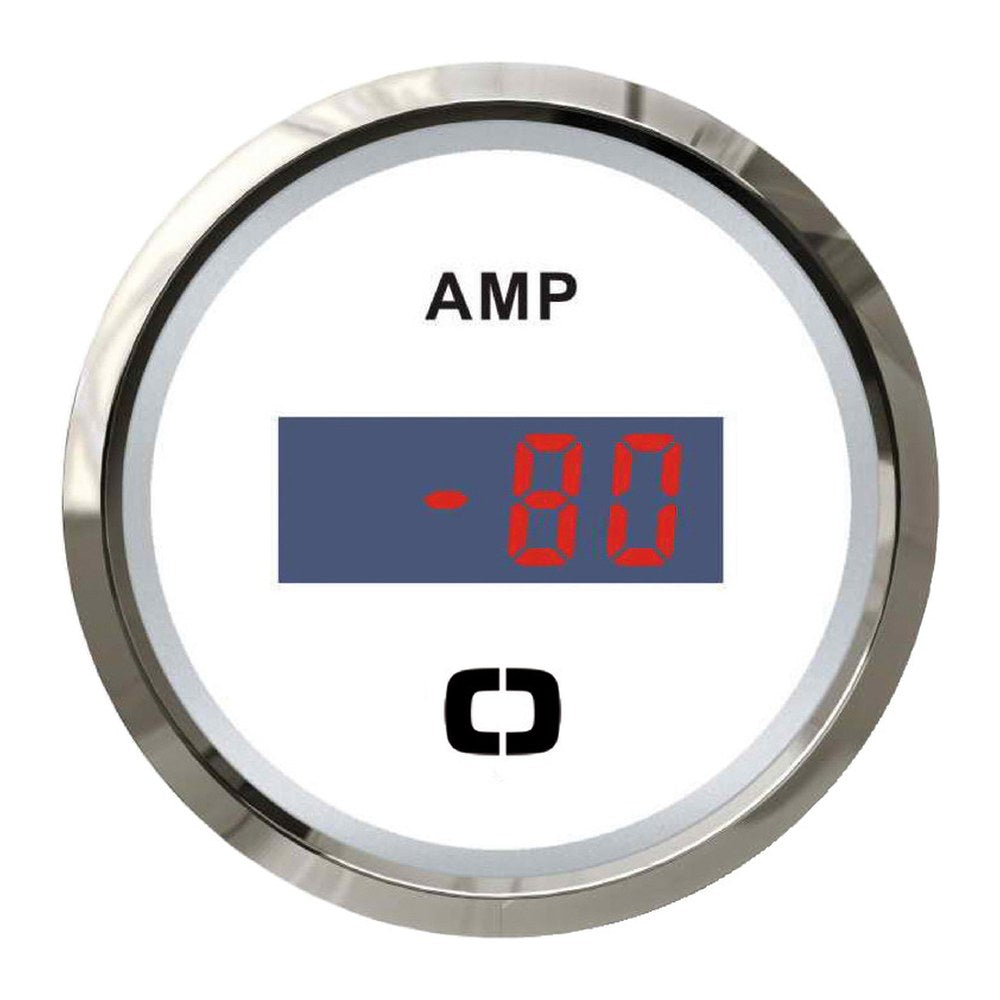 Digital ammeter w/shunt white/glossy - foto originale Osculati Srl