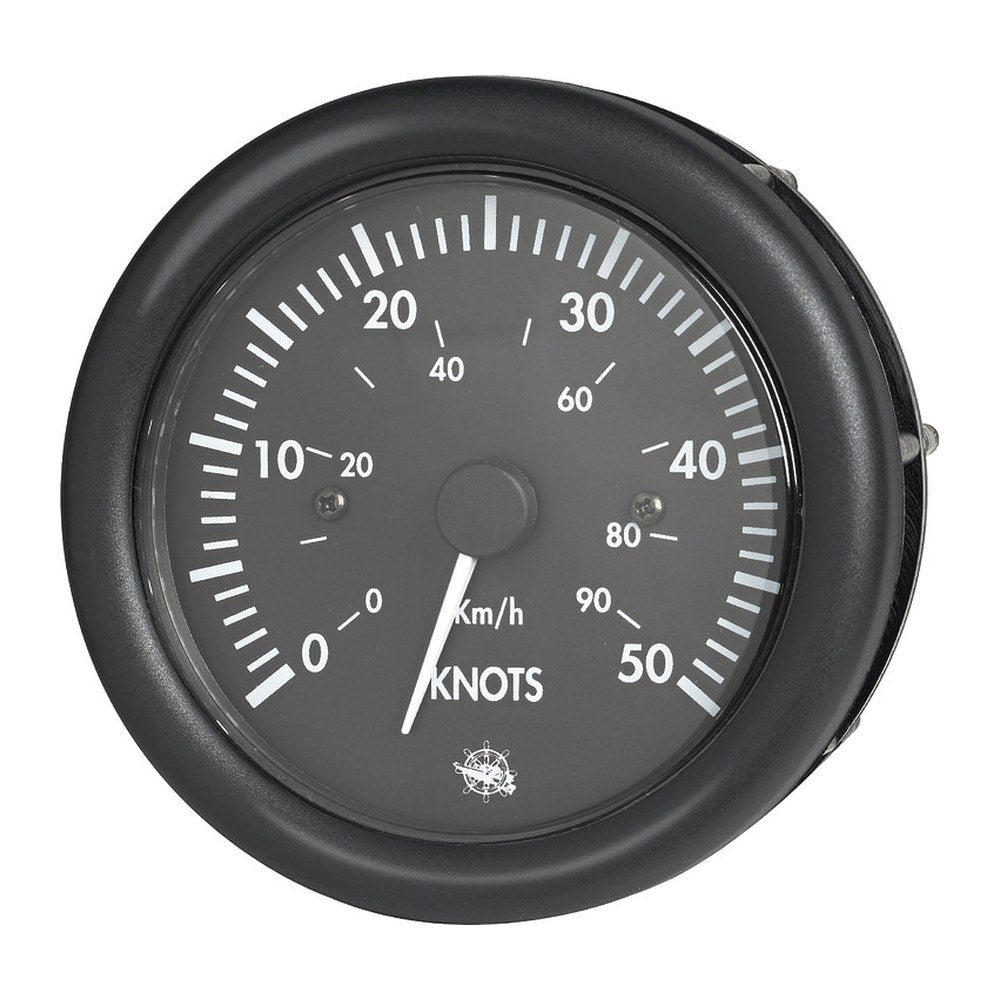 Guardian speedometer 0-50 knots black 12 V - foto originale Osculati Srl