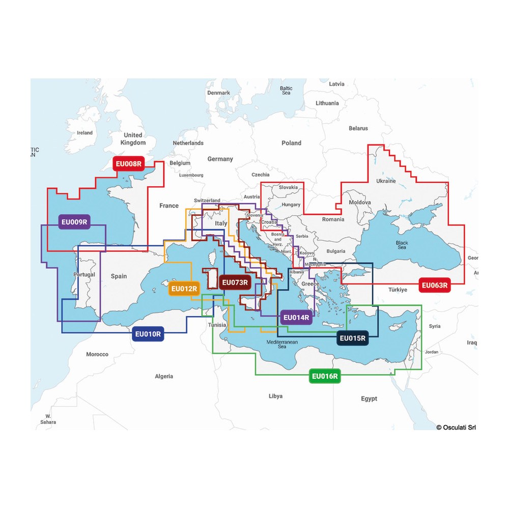 GARMIN Navionics Vision+ REGULAR cartography - foto originale Osculati Srl