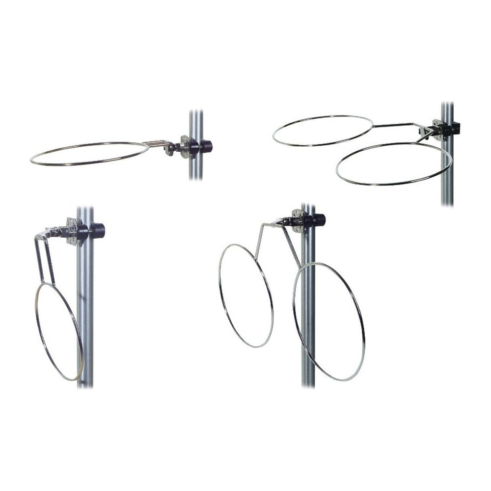 Foldable SS double fenderholder 150 mm - foto originale Osculati Srl