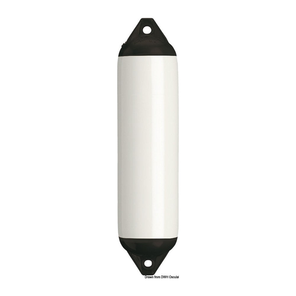 Polyform F4 fender black head - foto originale Osculati Srl