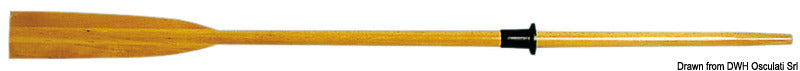 Beech wood oar 300 cm - foto originale Osculati Srl