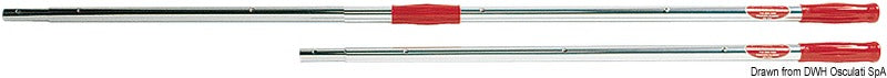 Shurhold Industries Telescopic aluminium handle 109/183 cm - foto originale Osculati Srl