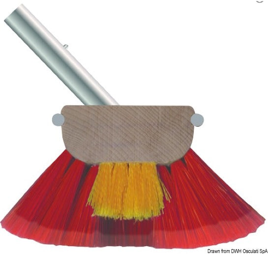 Shurhold Industries Scrubber 6 " soft + medium red fibres - foto originale Osculati Srl