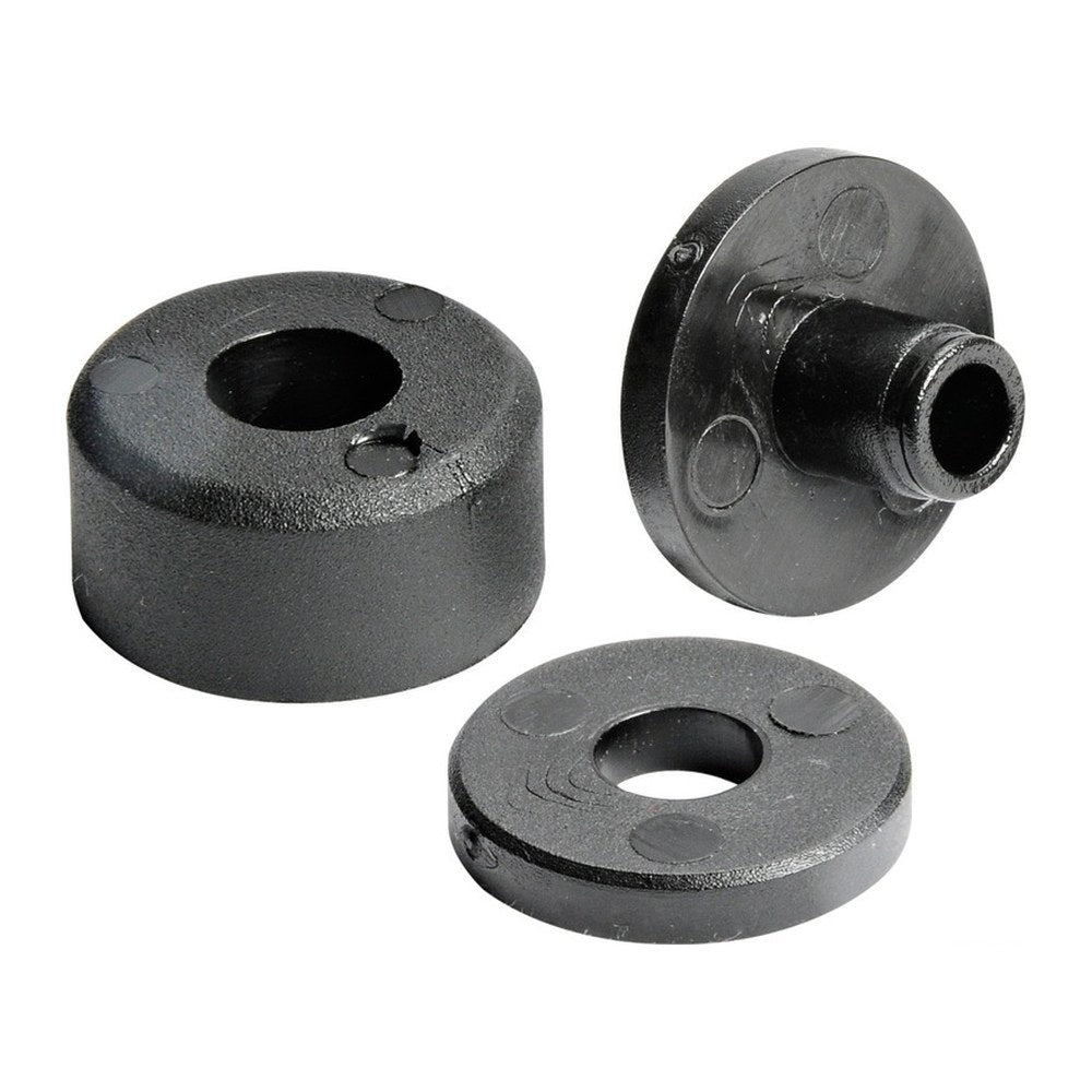 Glass stop spacer black (100 pcs) Packaging containing 100 pcs - foto originale Osculati Srl