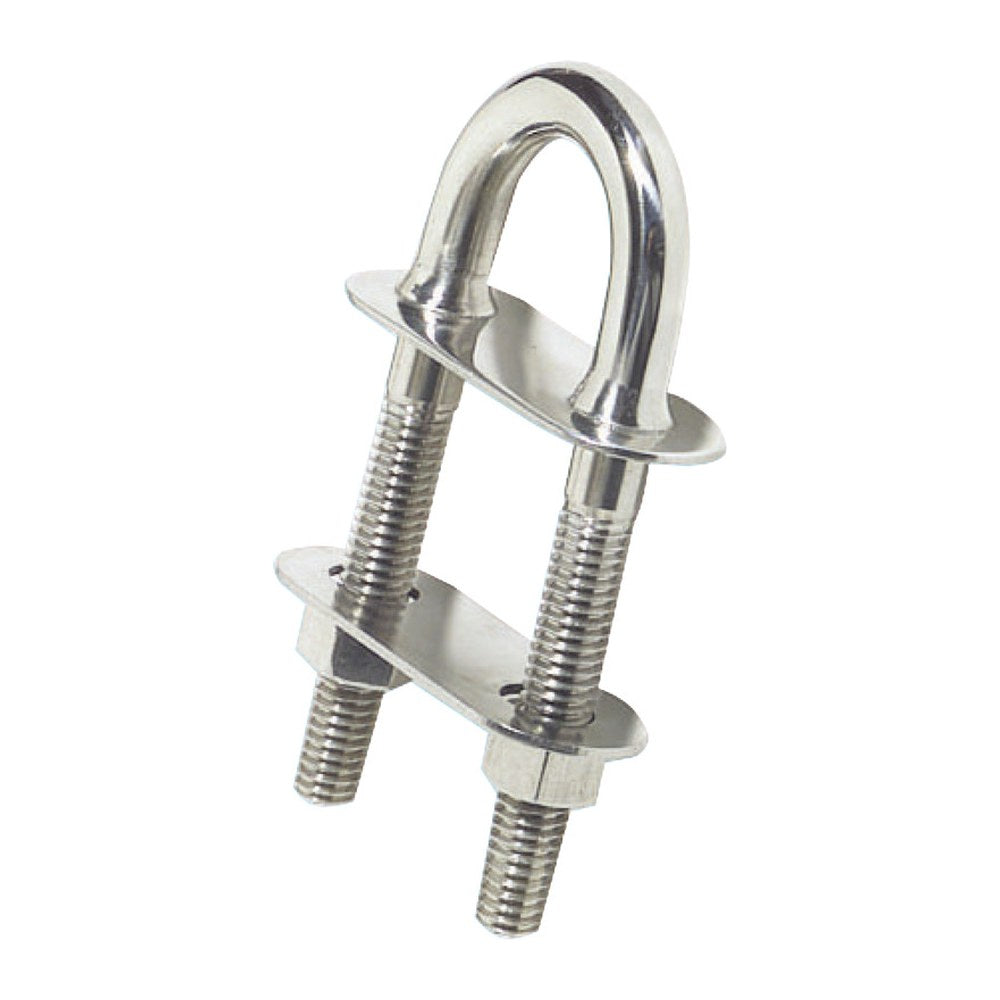 U-bolt conic fittings mirrorpolished SS 131x12.5mm - foto originale Osculati Srl