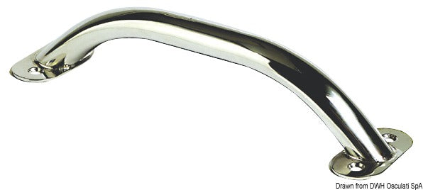 Oval pipe handrail AISI316 19x25 mm 750 mm - foto originale Osculati Srl
