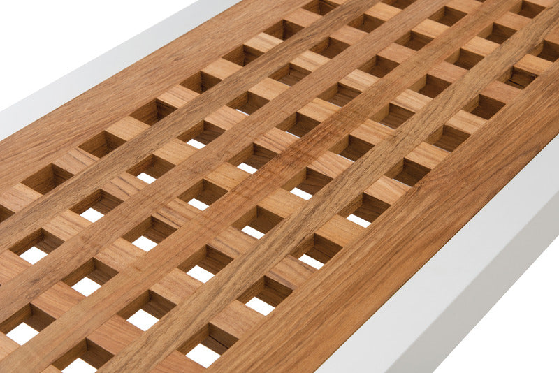 Fixed gangway teak grating 210 cm - foto originale Osculati Srl