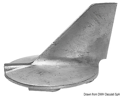 Tecnoseal Magnesium directional fin for Yamaha 225/300 HP - foto originale Osculati Srl