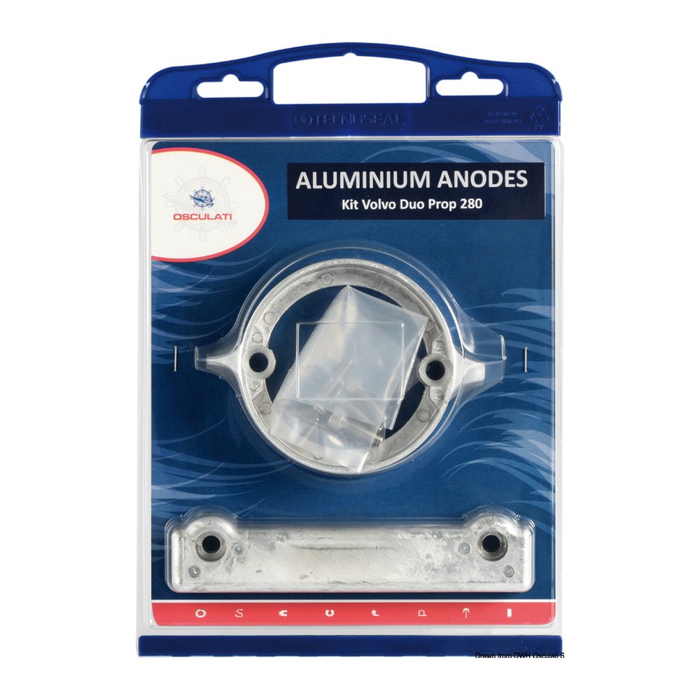 Osculati by Tecnoseal Anode kit for Volvo engines 280DP magnesium - foto originale Osculati Srl