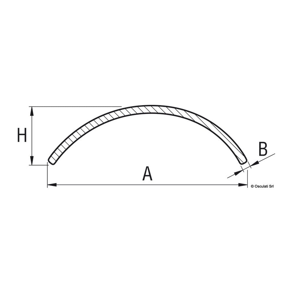 DOUGLAS MARINE Simply fender profile (pack of 3) - foto originale Osculati Srl