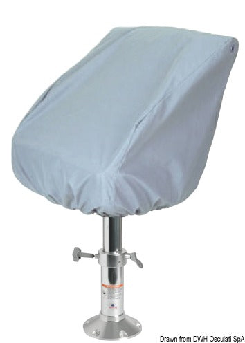 Fabric two-seat grey cover 53x90x89cm 300D - foto originale Osculati Srl