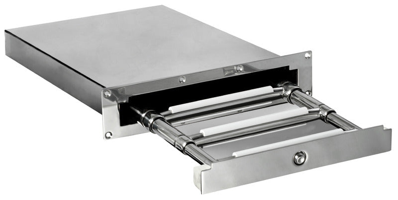 Foldaway ladder standard AISI316 4 steps - foto originale Osculati Srl