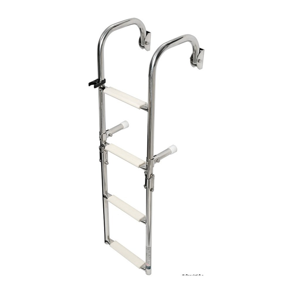 Foldable ladder arch mounting arms 3 steps - foto originale Osculati Srl