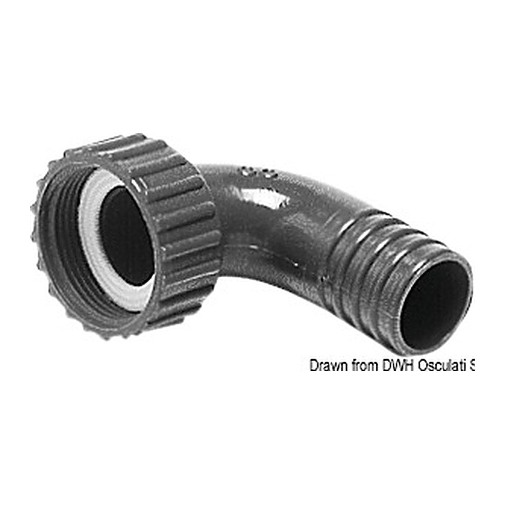 Swivelling hose adaptor straight 20 mm (pack of 10) - foto originale Osculati Srl