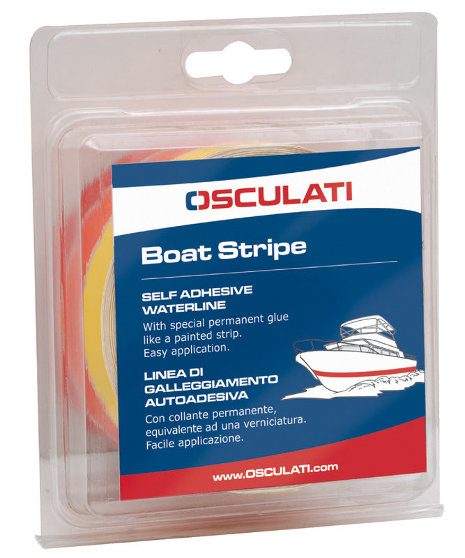Waterline 3-stripe shading blue 33 mm - foto originale Osculati Srl